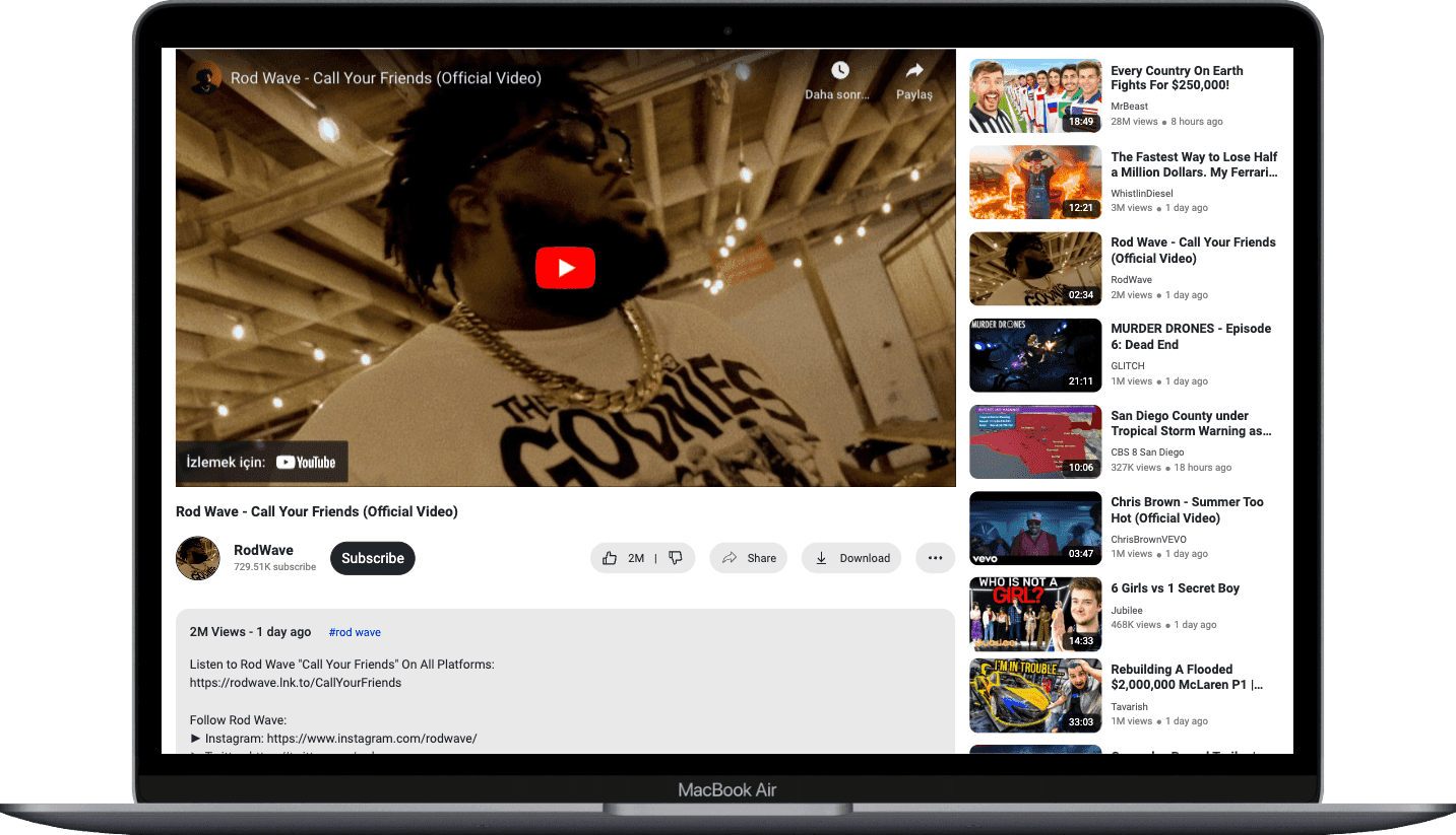 Youtube Homepage Clone